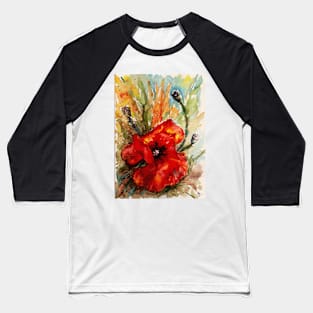 Poppy Baseball T-Shirt